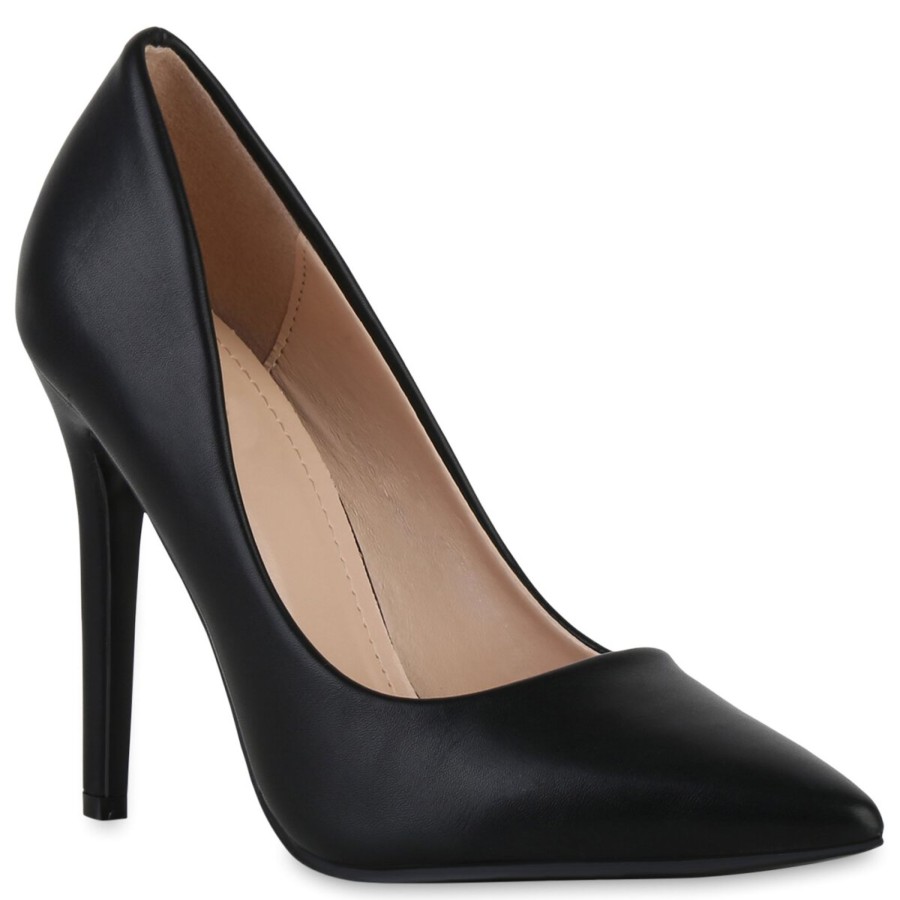 Damenschuhe Stiefelparadies | Damen High Heels In Schwarz