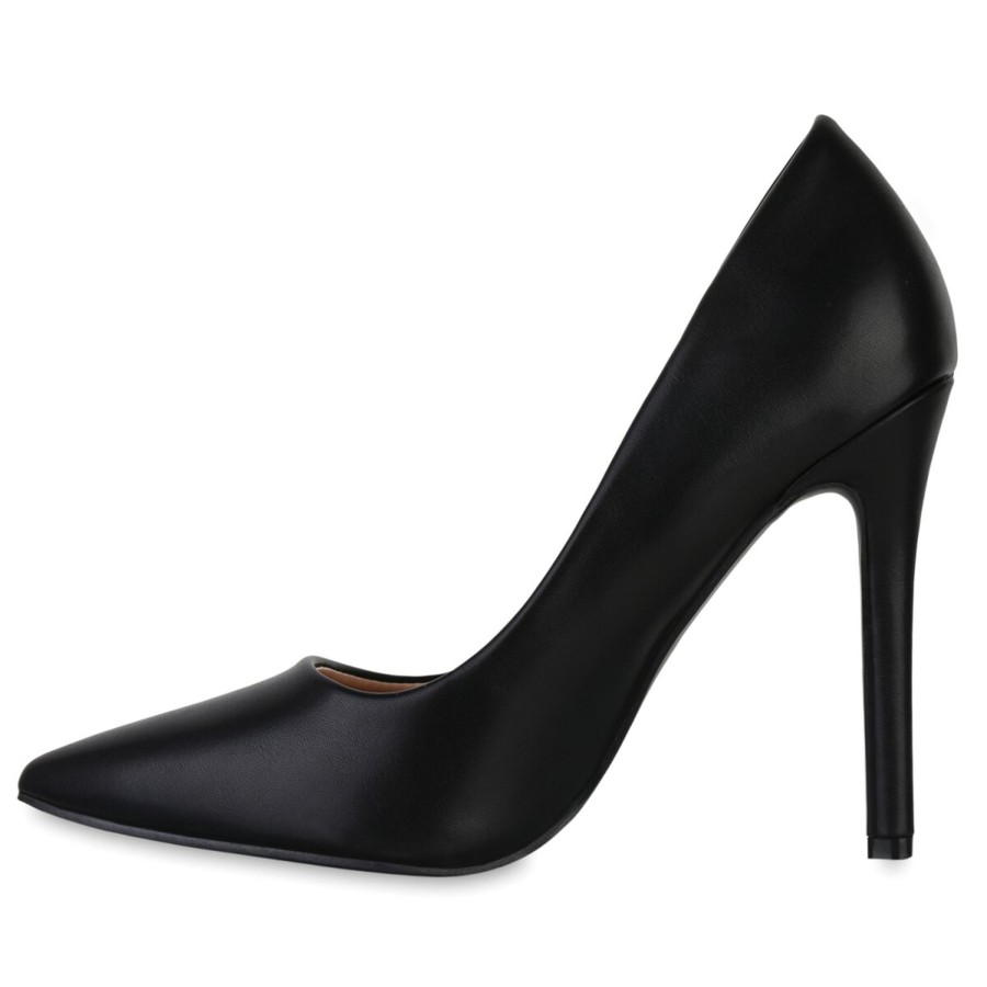 Damenschuhe Stiefelparadies | Damen High Heels In Schwarz