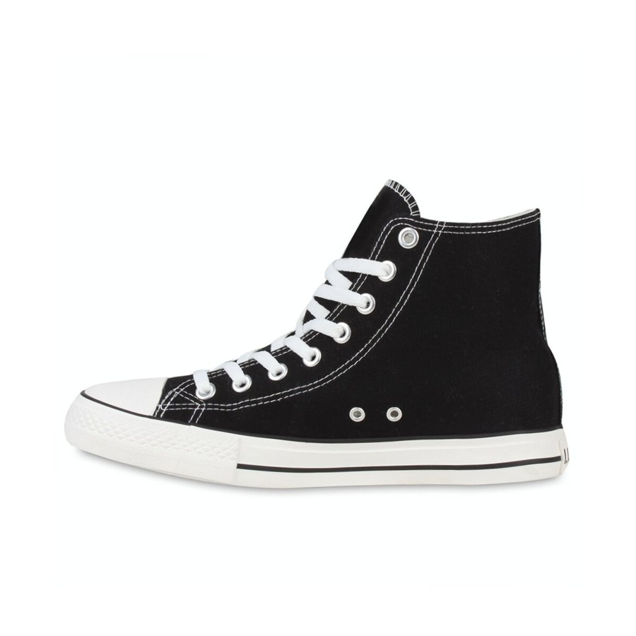 Herrenschuhe Stiefelparadies | Herren Sneaker High In Schwarz Lucky