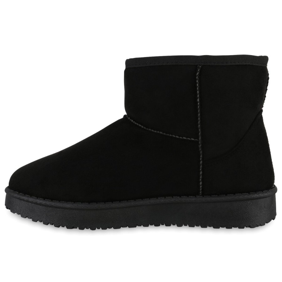 Damenschuhe Stiefelparadies | Damen Winter Boots In Schwarz