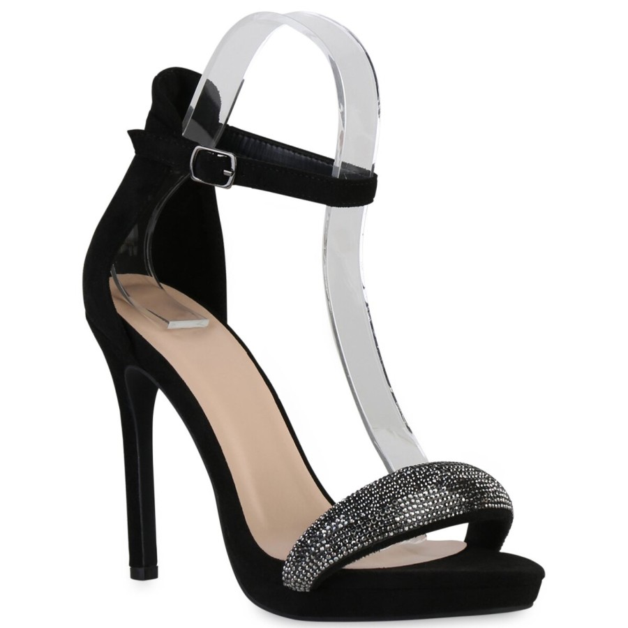 Damenschuhe Stiefelparadies | Damen High Heels In Schwarz