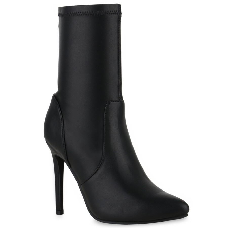 Damenschuhe Stiefelparadies | Damen High Heels In Schwarz