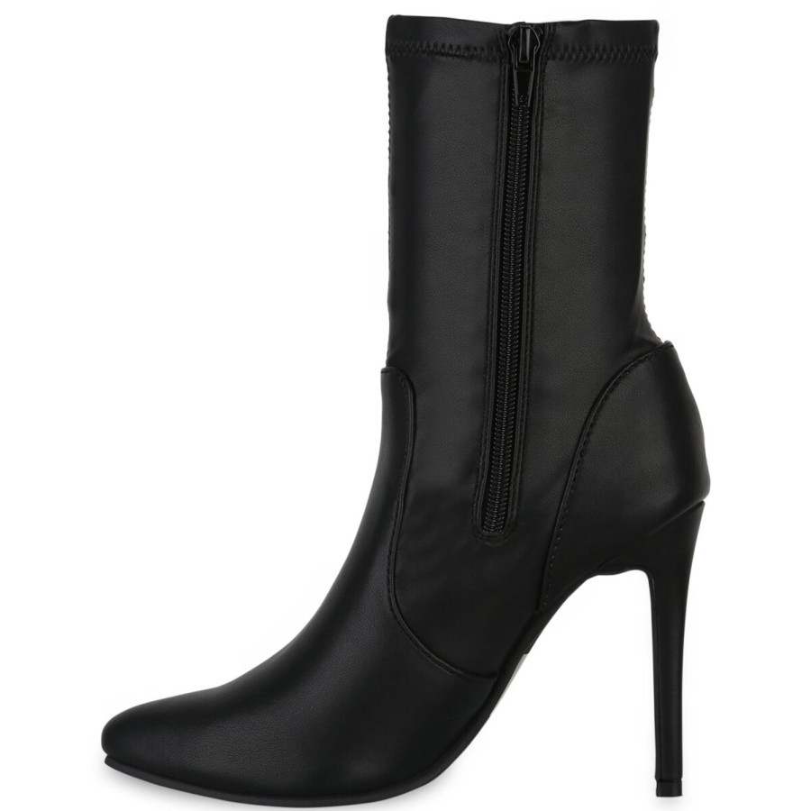 Damenschuhe Stiefelparadies | Damen High Heels In Schwarz