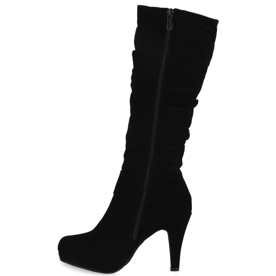 Damenschuhe Stiefelparadies | Damen Klassische Stiefel In Schwarz