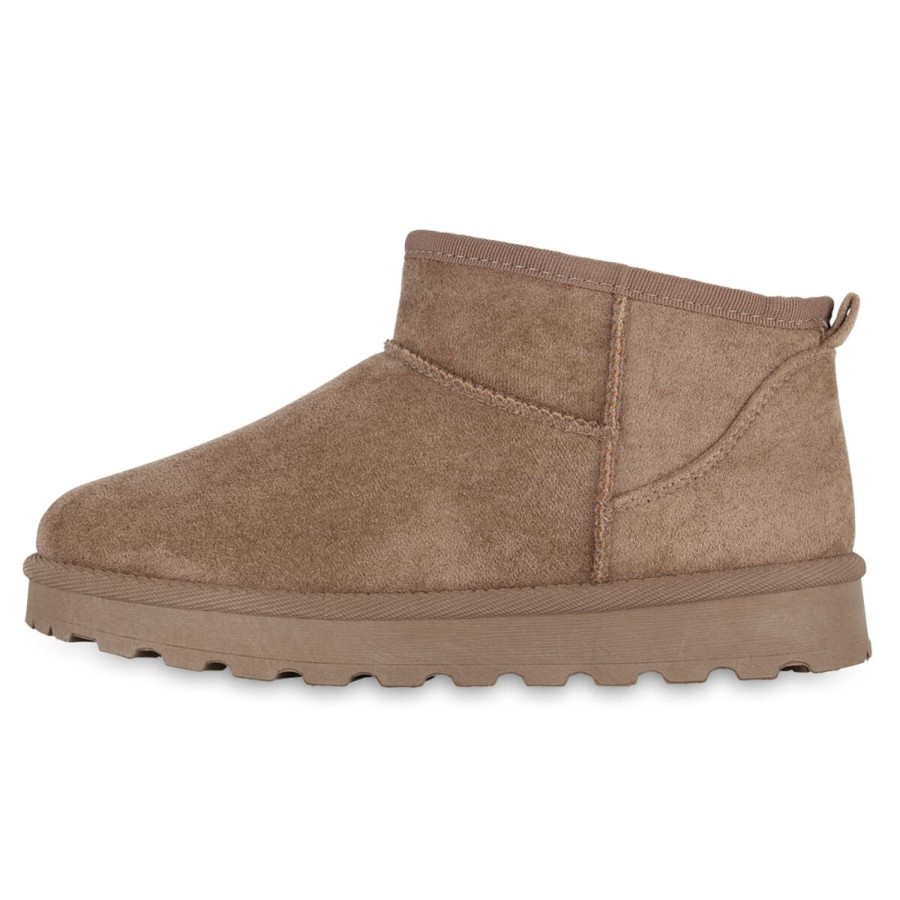 Damenschuhe Stiefelparadies | Damen Winter Boots In Khaki