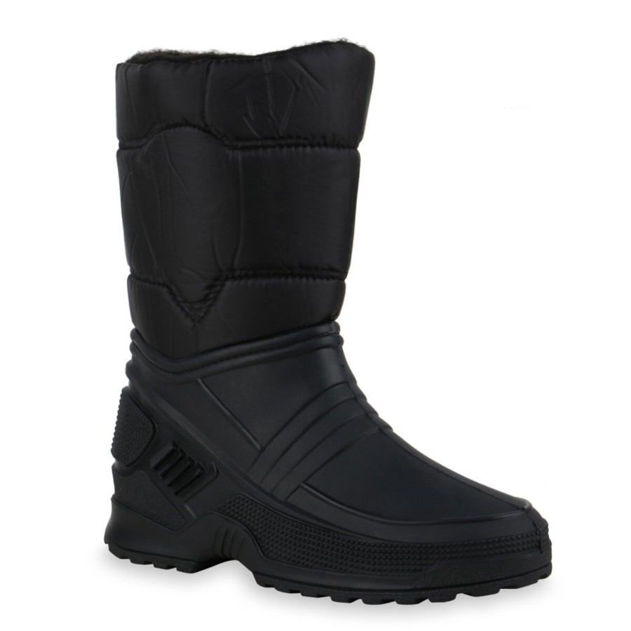 Damenschuhe Stiefelparadies | Damen Winterstiefel In Schwarz