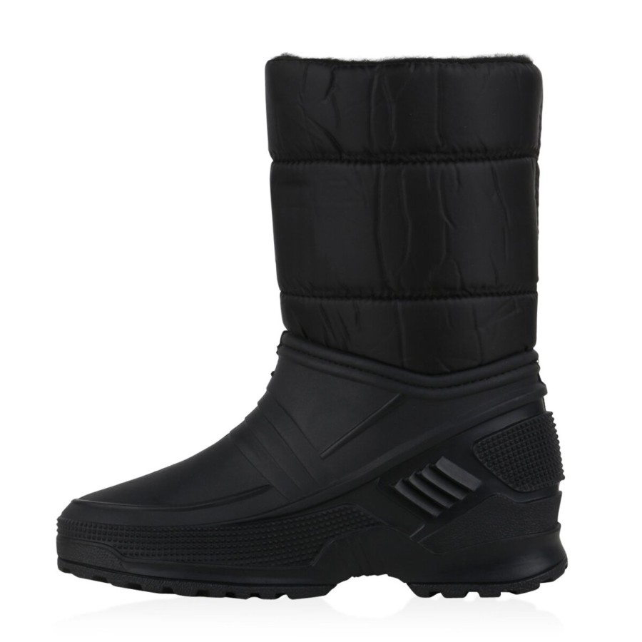 Damenschuhe Stiefelparadies | Damen Winterstiefel In Schwarz