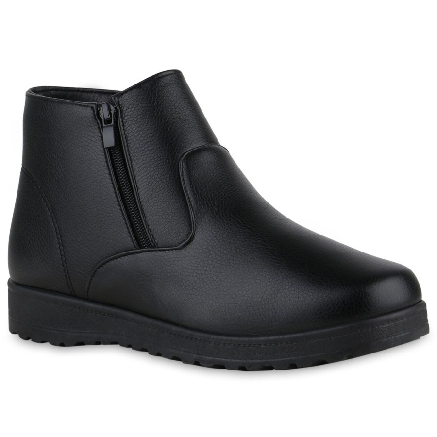 Herrenschuhe Stiefelparadies | Herren Winter Boots In Schwarz