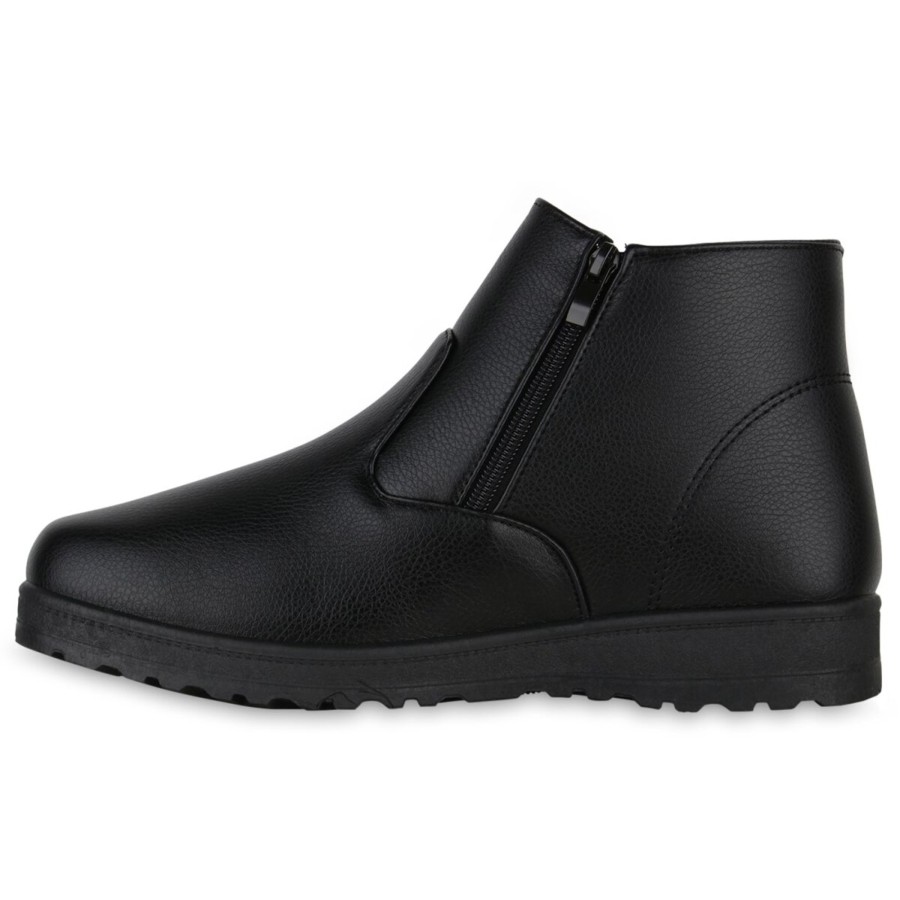 Herrenschuhe Stiefelparadies | Herren Winter Boots In Schwarz