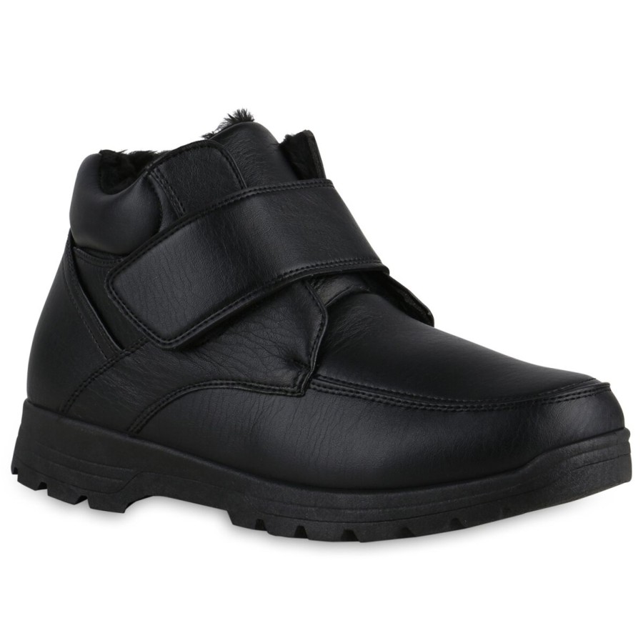 Herrenschuhe Stiefelparadies | Herren Winter Boots In Schwarz