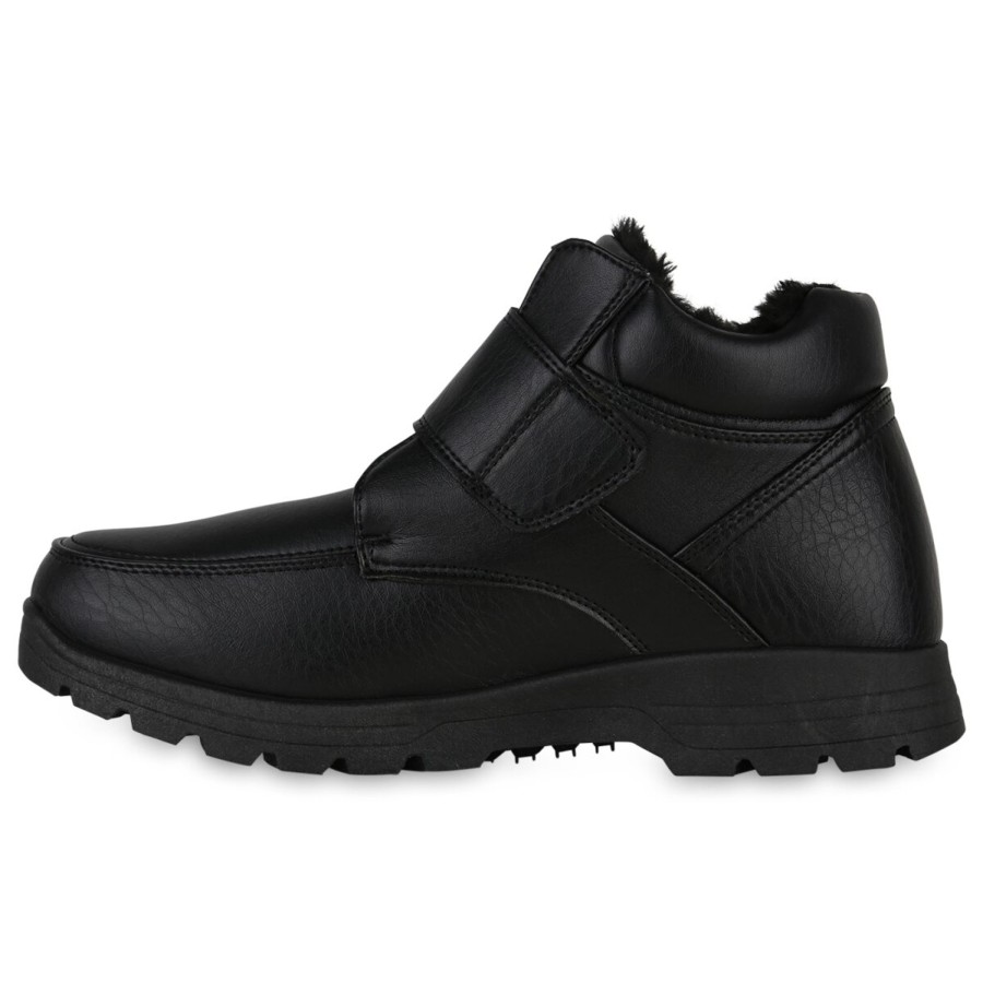 Herrenschuhe Stiefelparadies | Herren Winter Boots In Schwarz