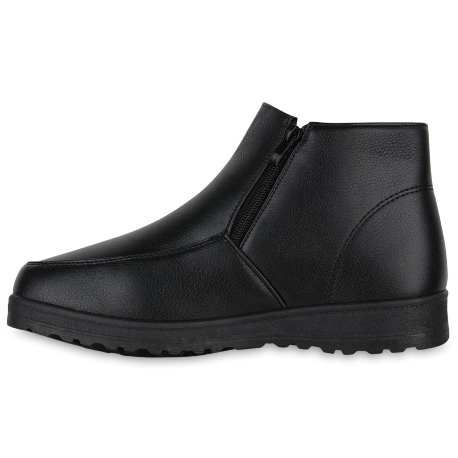 Herrenschuhe Stiefelparadies | Herren Winter Boots In Schwarz