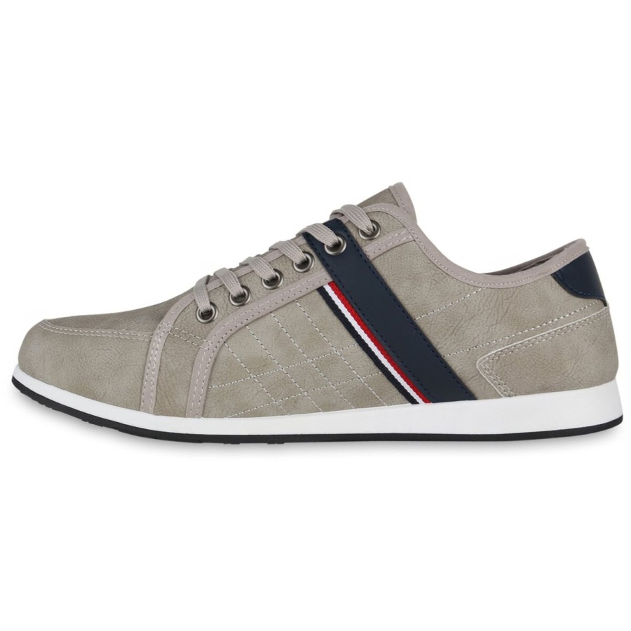 Herrenschuhe Stiefelparadies | Herren Sneaker Low In Grau