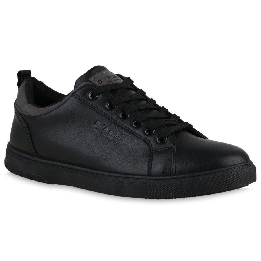 Herrenschuhe Stiefelparadies | Herren Sneaker Low In Schwarz