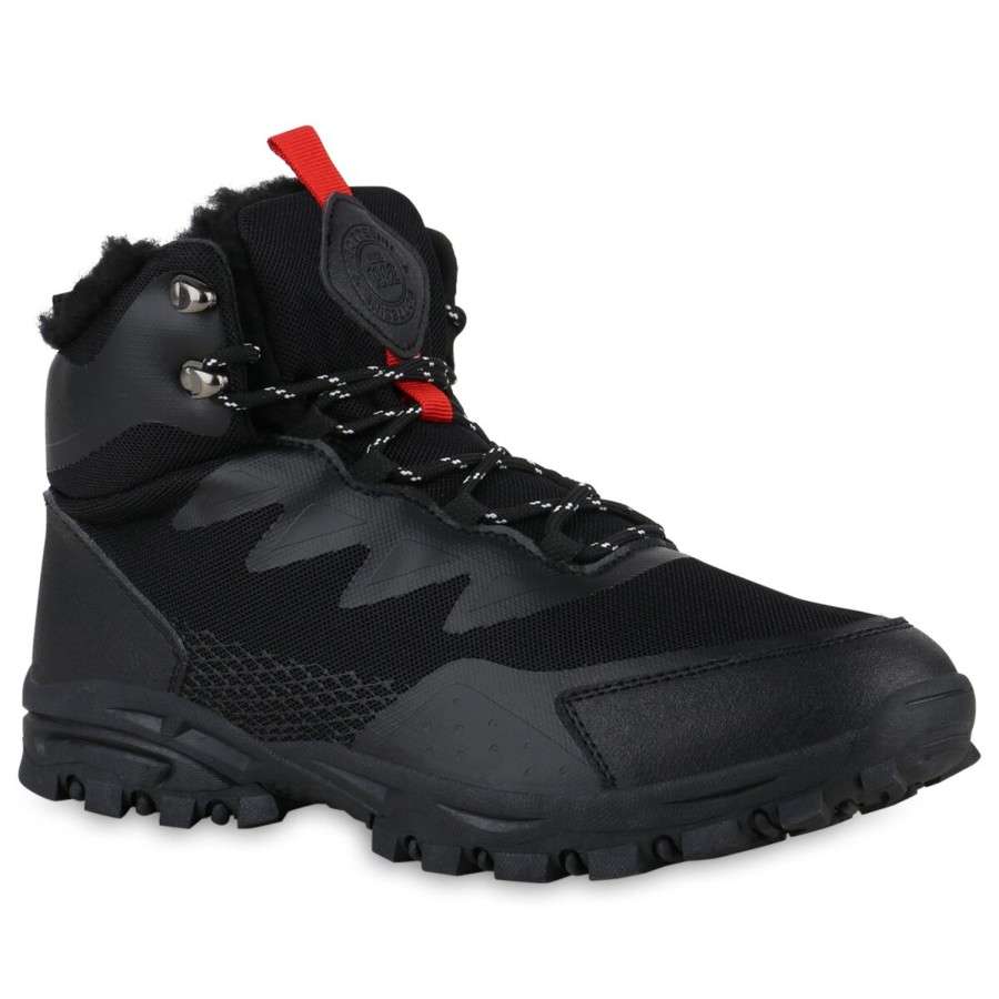 Herrenschuhe Stiefelparadies | Herren Outdoor Schuhe In Schwarz