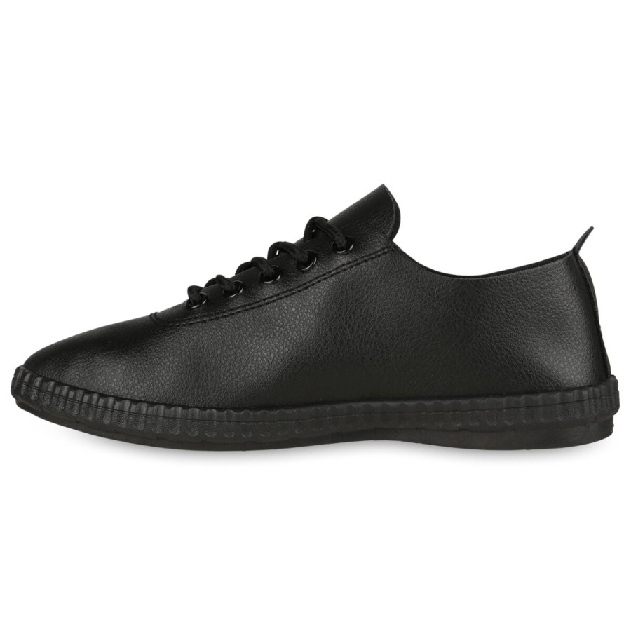 Damenschuhe Stiefelparadies | Damen Sneaker Low In Schwarz