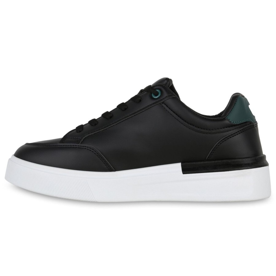 Herrenschuhe Stiefelparadies | Herren Sneaker Low In Schwarz