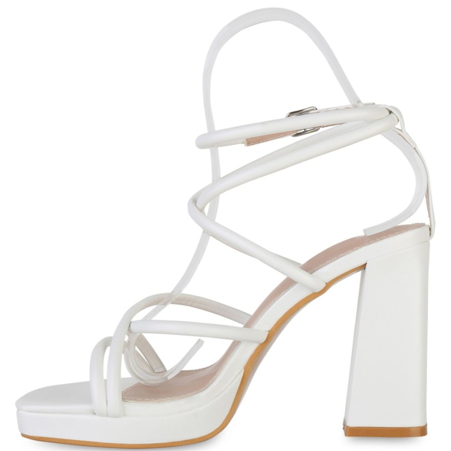 Damenschuhe Stiefelparadies | Damen High Heels In Weiss