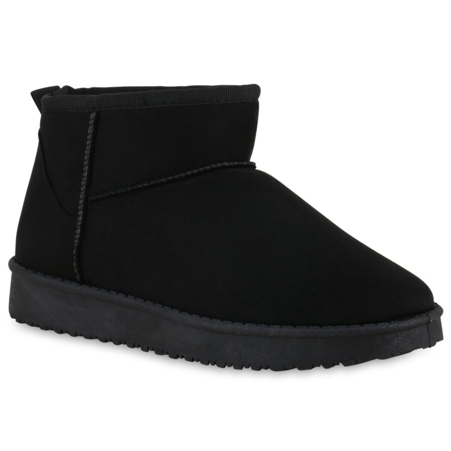 Damenschuhe Stiefelparadies | Damen Winter Boots In Schwarz