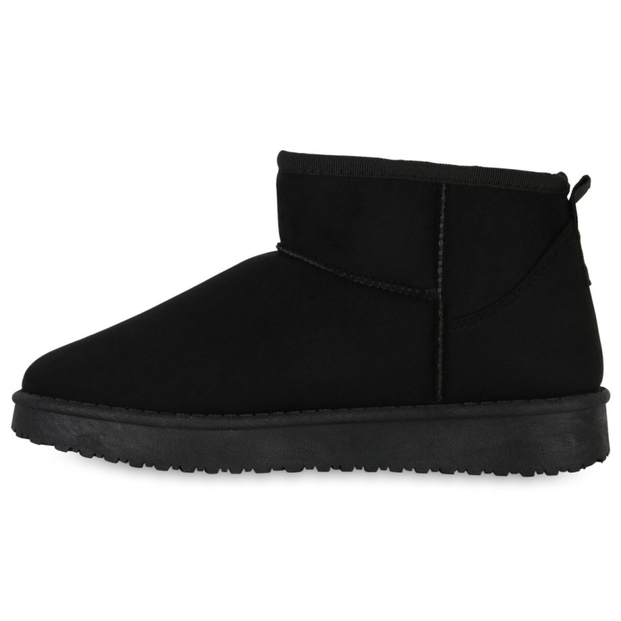 Damenschuhe Stiefelparadies | Damen Winter Boots In Schwarz