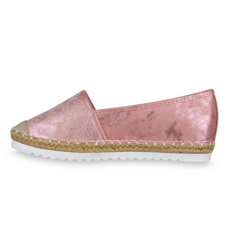 Damenschuhe Stiefelparadies | Damen Espadrilles In Pink