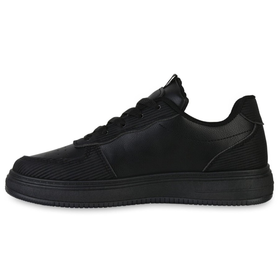 Damenschuhe Stiefelparadies | Damen Sneaker Low In Schwarz