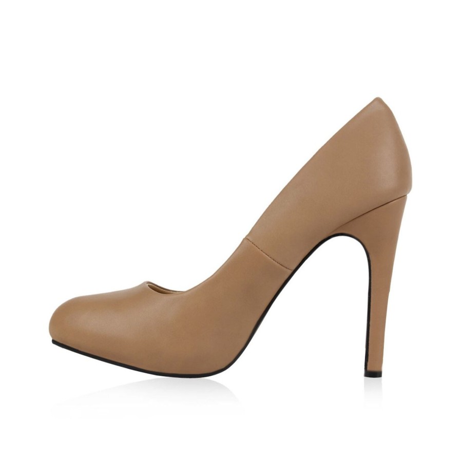 Damenschuhe Stiefelparadies | Damen Klassische Pumps In Khaki