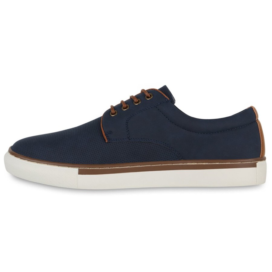 Herrenschuhe Stiefelparadies | Herren Sneaker Low In Dunkelblau