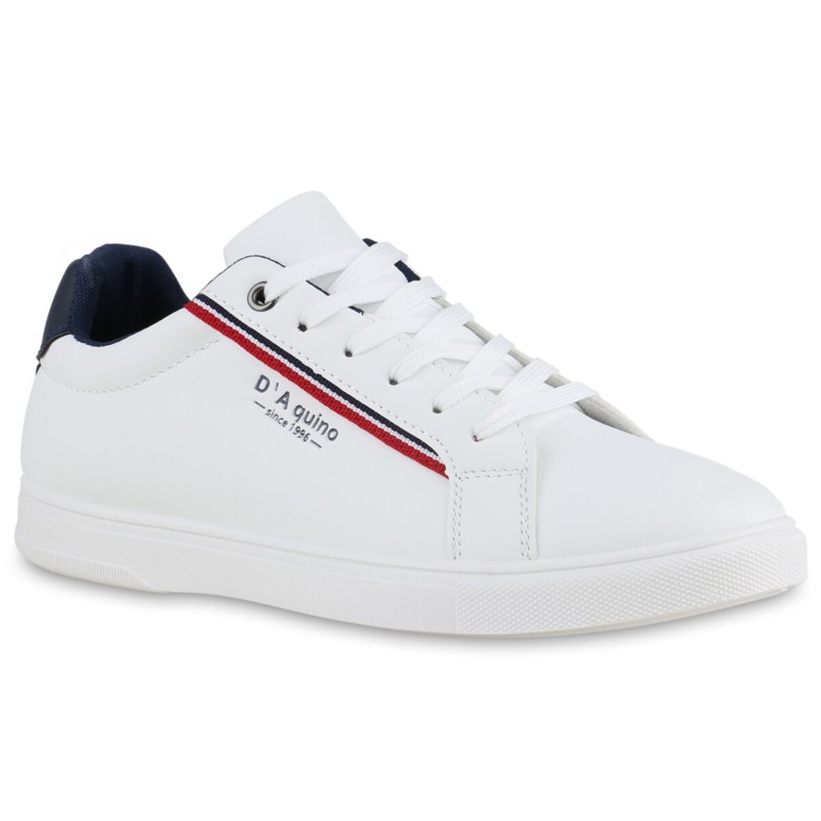 Herrenschuhe Stiefelparadies | Herren Sneaker Low In Weiss