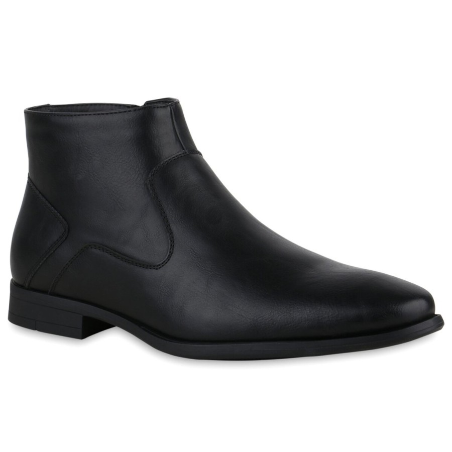 Herrenschuhe Stiefelparadies | Herren Winter Boots In Schwarz