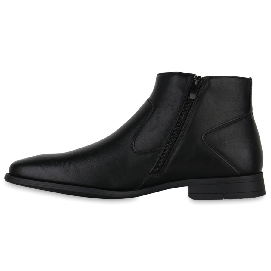 Herrenschuhe Stiefelparadies | Herren Winter Boots In Schwarz