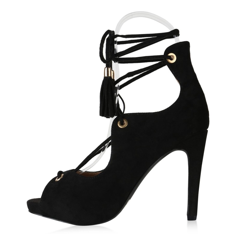 Damenschuhe Stiefelparadies | Damen High Heels In Schwarz