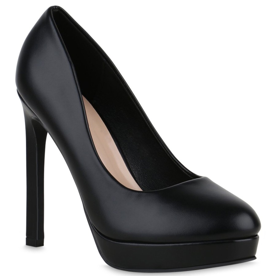 Damenschuhe Stiefelparadies | Damen High Heels In Schwarz