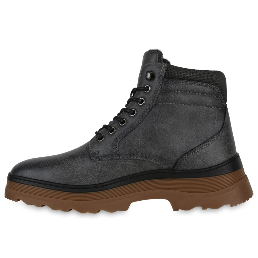 Herrenschuhe Stiefelparadies | Herren Winter Boots In Grau