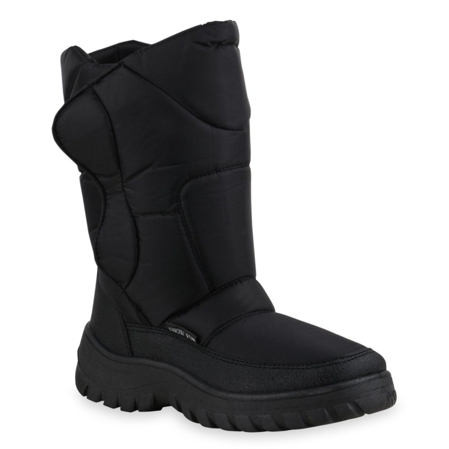 Herrenschuhe Stiefelparadies | Herren Winter Boots In Schwarz